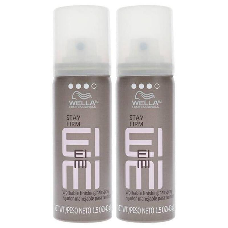 EIMI Stay Firm Workable Finishing Hairspray by Wella for Unisex - 1.51 oz Hairspray - Pack of 2