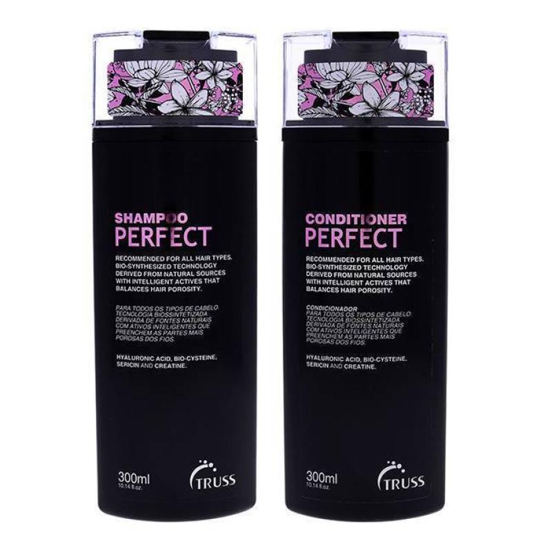 Perfect Shampoo and Conditioner Kit by Truss for Unisex - 2 Pc Kit 10.14 oz Shampoo, 10.14 oz Conditioner