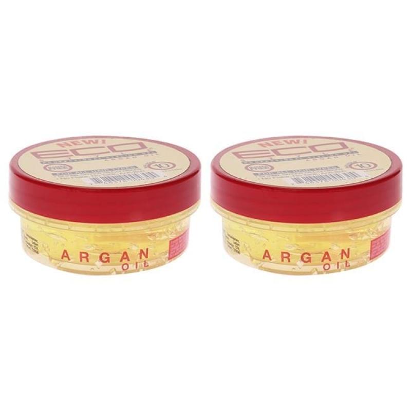 Eco Style Gel - Argan Oil by Ecoco for Unisex - 3 oz Gel - Pack of 2