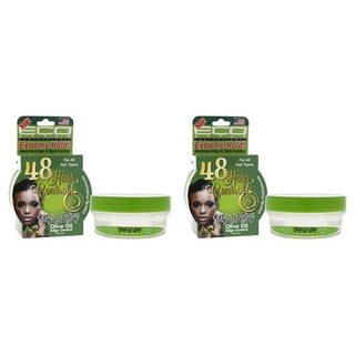 Playn Stay Edge Control Gel - Olive Oil by Ecoco for Unisex - 3 oz Gel - Pack of 2
