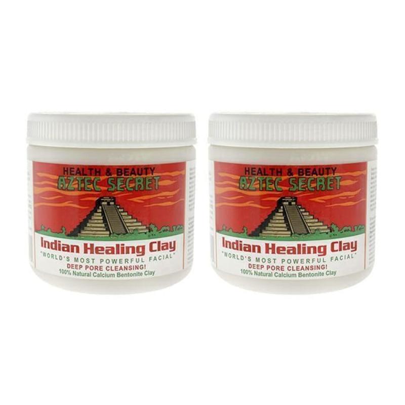 Indian Healing Clay by Aztec Secret for Unisex - 1 lb Clay - Pack of 2