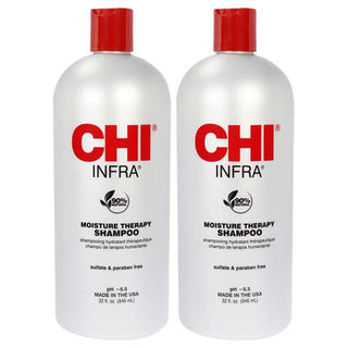 Moisture Therapy Infra Shampoo by CHI for Unisex - 32 oz Shampoo - Pack of 2