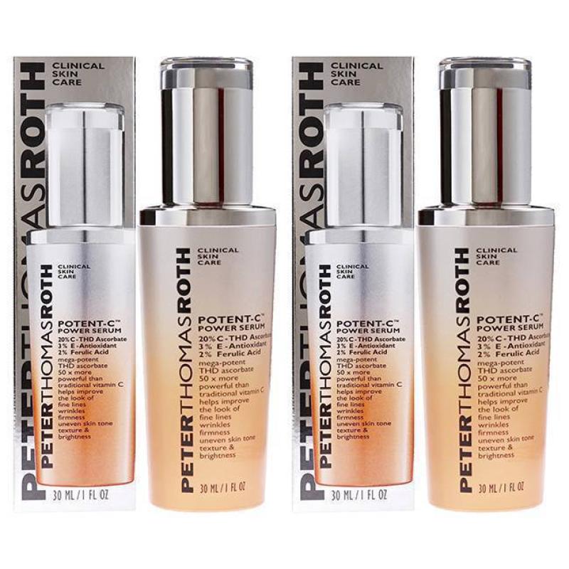 Potent-C Power Serum by Peter Thomas Roth for Unisex - 1 oz Serum - Pack of 2