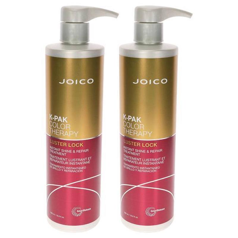 K-Pak Color Therapy Luster Lock by Joico for Unisex - 16.9 oz Treatment - Pack of 2