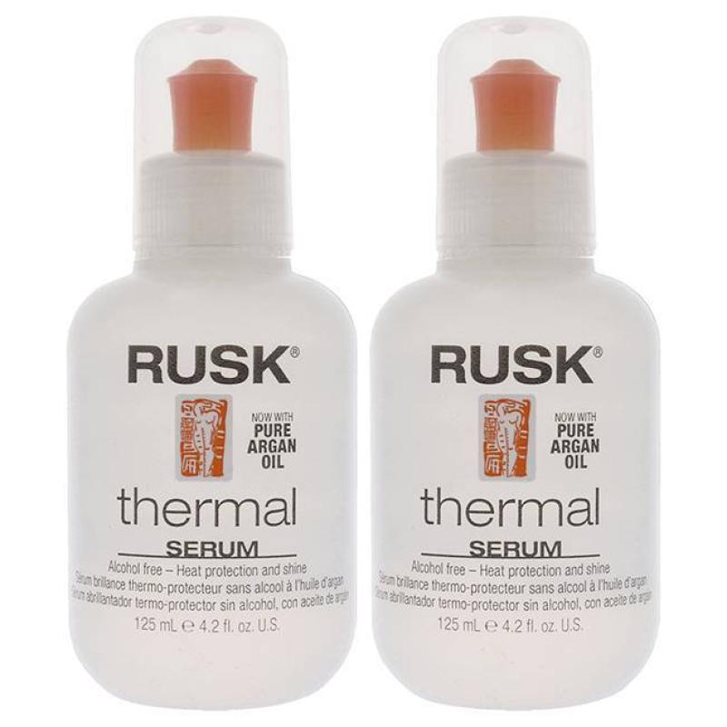 Thermal Serum by Rusk for Unisex - 4.2 oz Serum - Pack of 2