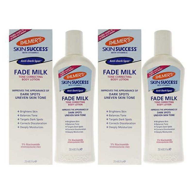Skin Success Anti-Dark Spot Fade Milk by Palmers for Unisex - 8.5 oz Body Lotion - Pack of 2