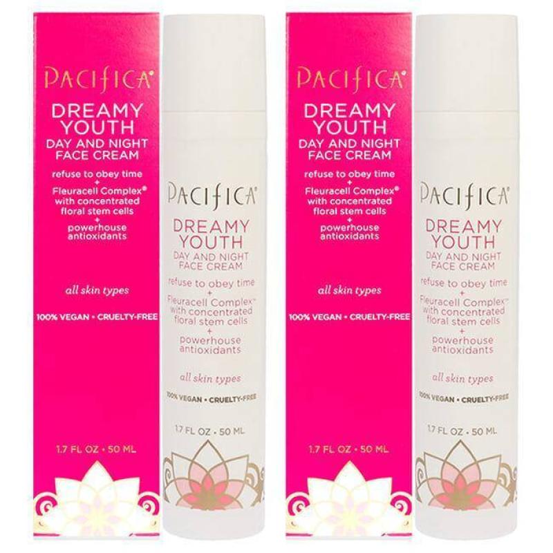 Dreamy Youth Day and Night Face Cream by Pacifica for Unisex - 1.7 oz Cream - Pack of 2