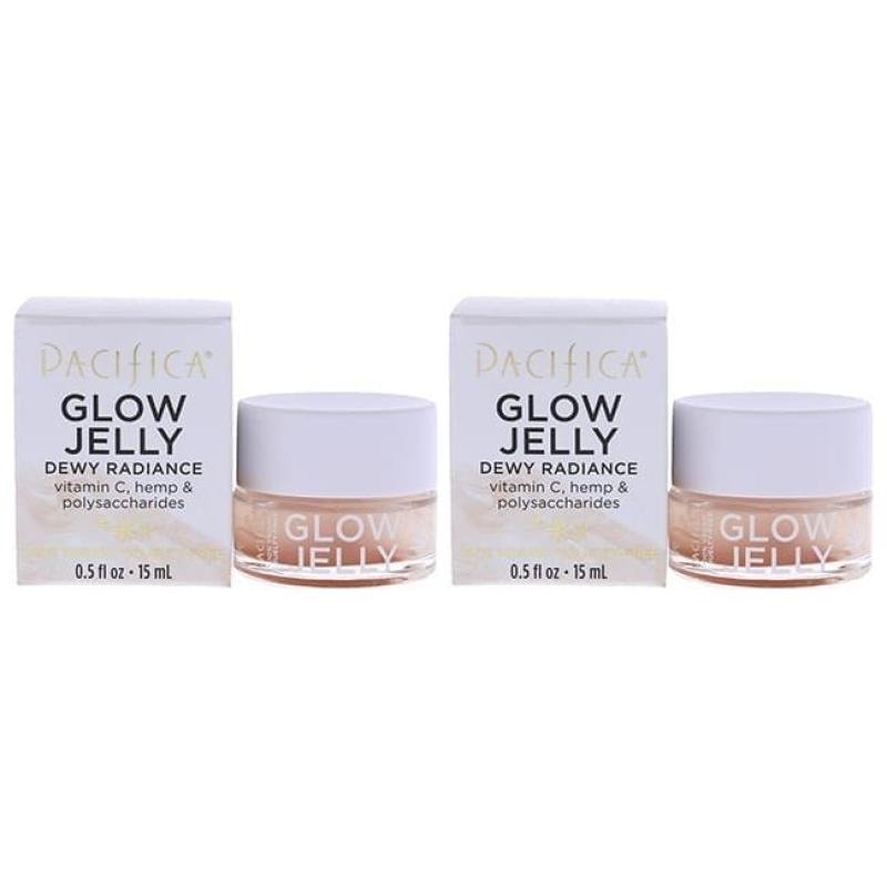 Glow Jelly Dewy Radiance by Pacifica for Unisex - 0.5 oz Gel - Pack of 2