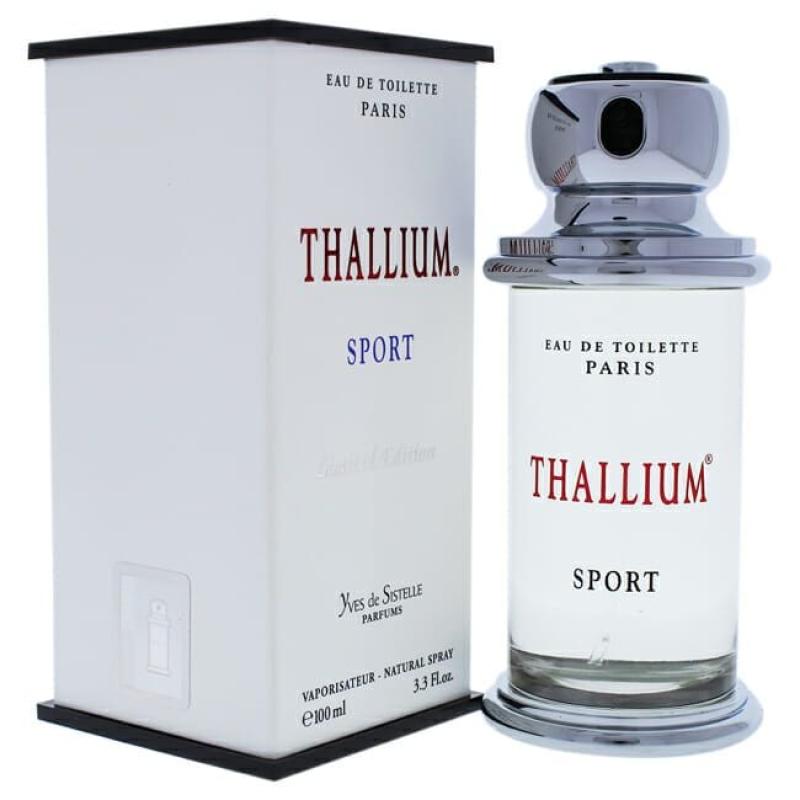Thallium Sport by Yves De Sistelle for Men - 3.3 oz EDT Spray (Limited Edition)
