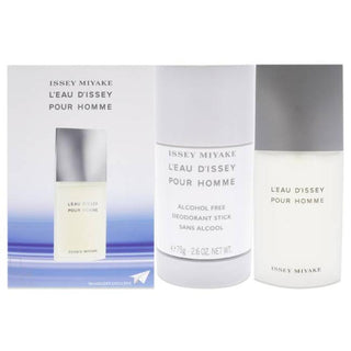 Leau Dissey by Issey Miyake for Men - 2 Pc Gift Set 2.5oz EDT Spray, 2.6oz Deodorant Stick