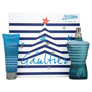 Le Male by Jean Paul Gaultier for Men - 2 Pc Gift Set 2.5oz EDT Spray, 2.5oz All-Over Shower Gel