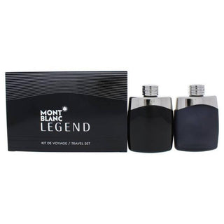 Mont Blanc Legend by Mont Blanc for Men - 2 Pc Gift Set 3.3oz EDT Spray, 3.3oz After Shave Lotion