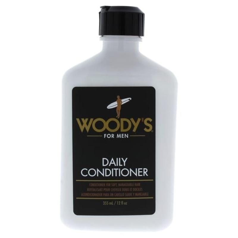Daily Conditioner by Woodys for Men - 12 oz Conditioner