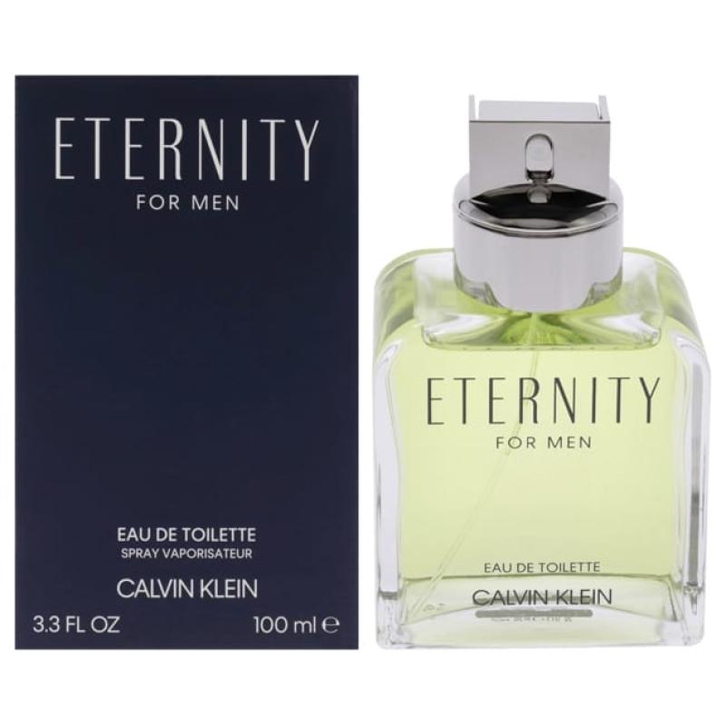 Eternity by Calvin Klein for Men - 3.4 oz EDT Spray (Tester)