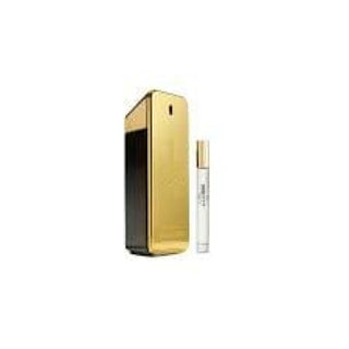 Paco Rabanne One Million 2 Pcs Set For Men: 6.8 Edt Sp + 0.34 Edt Sp