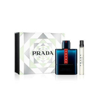 Prada Luna Rossa Ocean 2 Pcs Set For Men: 1.6 Edt Sp + 0.33 Edt Sp