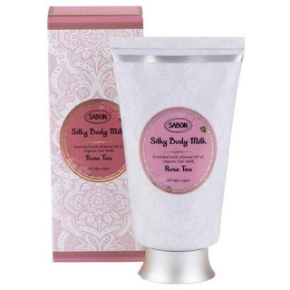 Sabon 24032000014 Silky Body Milk Tube Rose Tea 200 ml