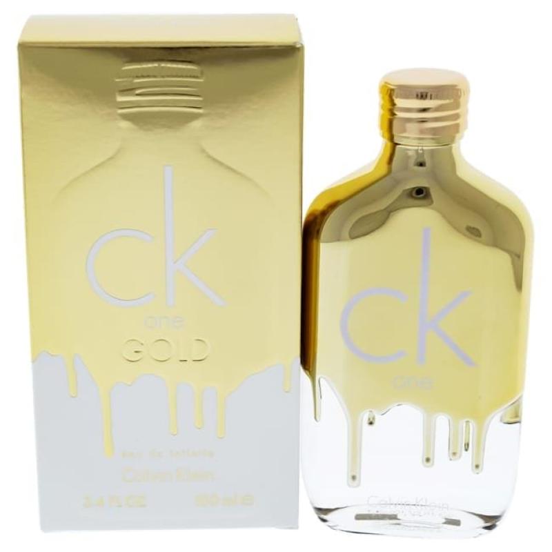 CK One Gold by Calvin Klein for Unisex - 3.4 oz EDT Spray