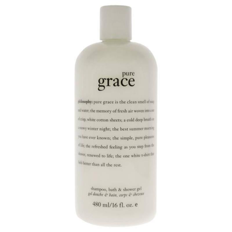 Pure Grace Shampoo, Bath Shower Gel By Philosophy For Unisex - 16 Oz Shower Gel