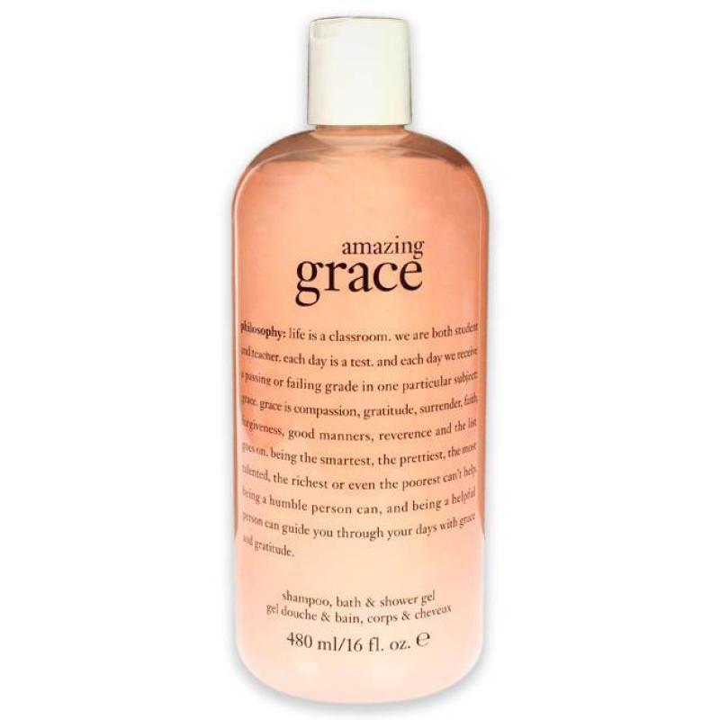 Amazing Grace Perfumed Shampoo Bath &amp; Shower Gel By Philosophy For Unisex - 16 Oz Bath &amp; Shower Gel