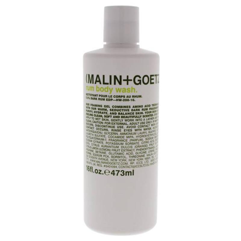 Rum Body Wash By Malin + Goetz For Unisex - 16 Oz Body Wash