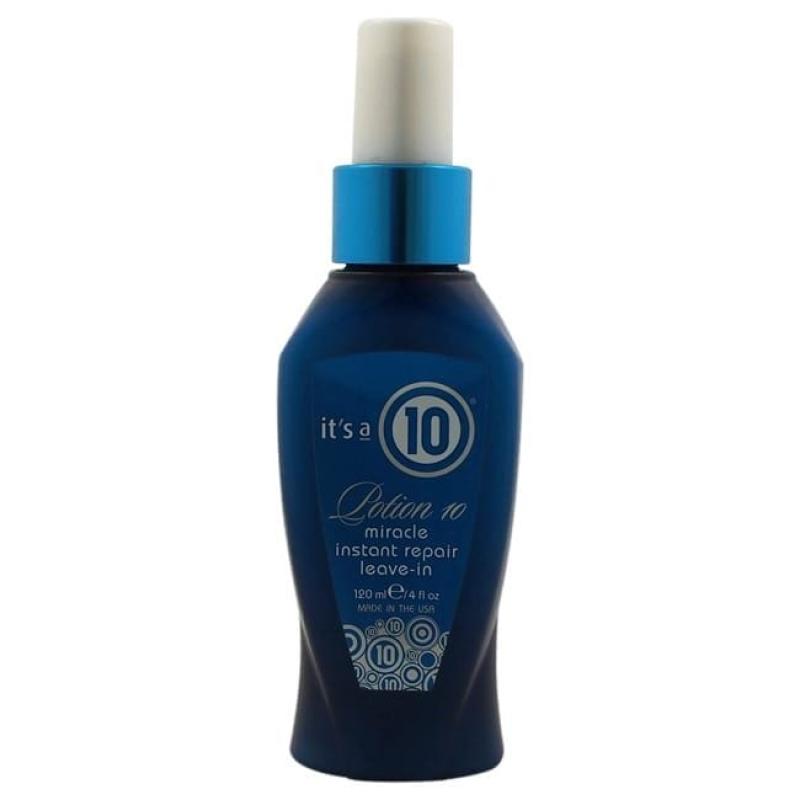 Potion 10 Miracle Instant Repair Leave-In Treatment by Its A 10 for Unisex - 4 oz Treatment