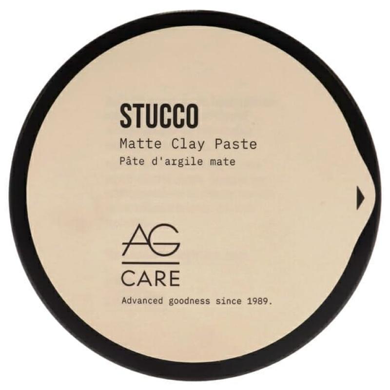 Stucco Matte Clay Paste by AG Hair Cosmetics for Unisex - 2.5 oz Paste