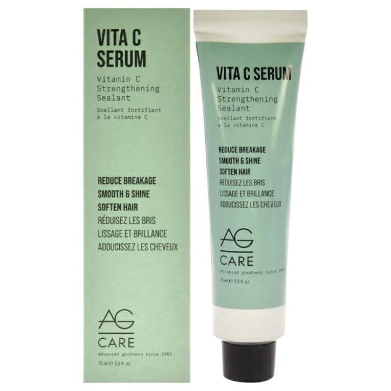 Vitamin C Serum Stragthening Sealant by AG Hair Cosmetics for Unisex - 2.5 oz Serum