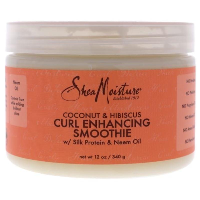 Coconut Hibiscus Curl Enhancing Smoothie by Shea Moisture for Unisex - 12 oz Cream