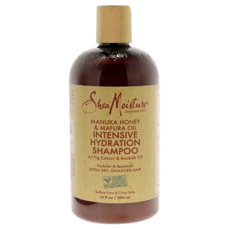 Manuka Honey &amp; Mafura Oil Intensive Hydration Shampoo by Shea Moisture for Unisex - 13 oz Shampoo