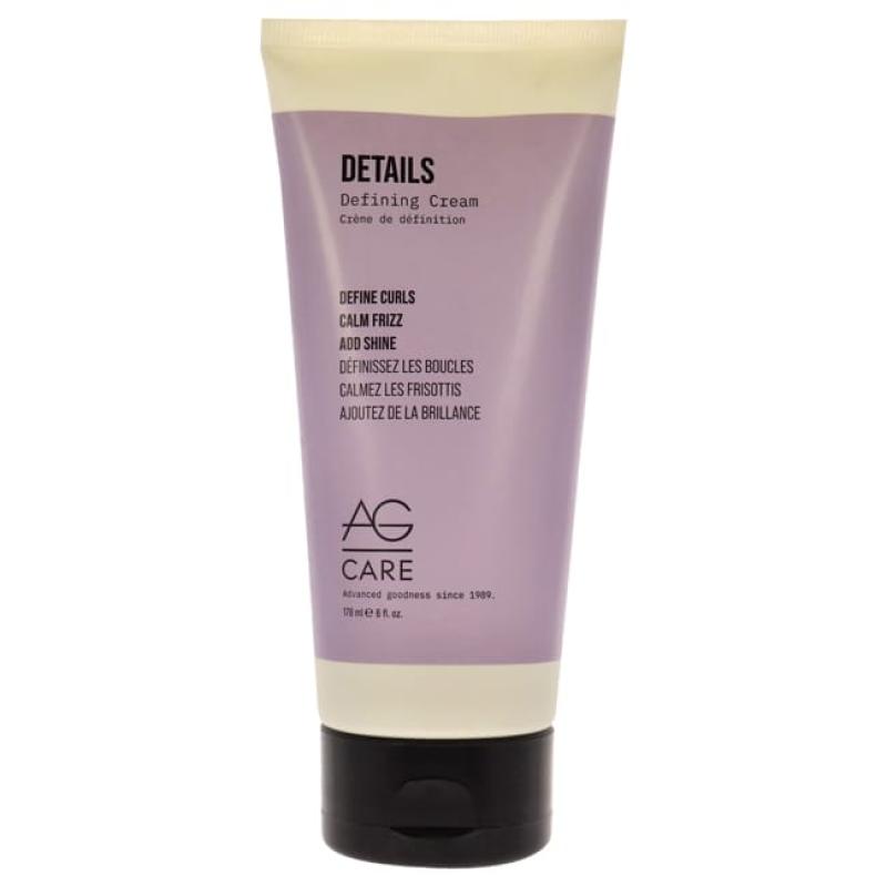 Details Defining Cream Curl by AG Hair Cosmetics for Unisex - 6 oz Cream