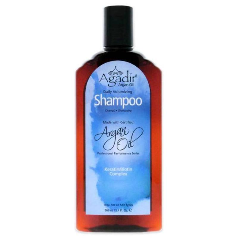Argan Oil Daily Volumizing Shampoo by Agadir for Unisex - 12.4 oz Shampoo