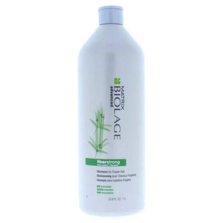 Biolage Advanced Fiberstrong Intra-Cylane + Bamboo Shampoo For Weak-Fragile Hair by Matrix for Unisex - 33.8 oz Shampoo