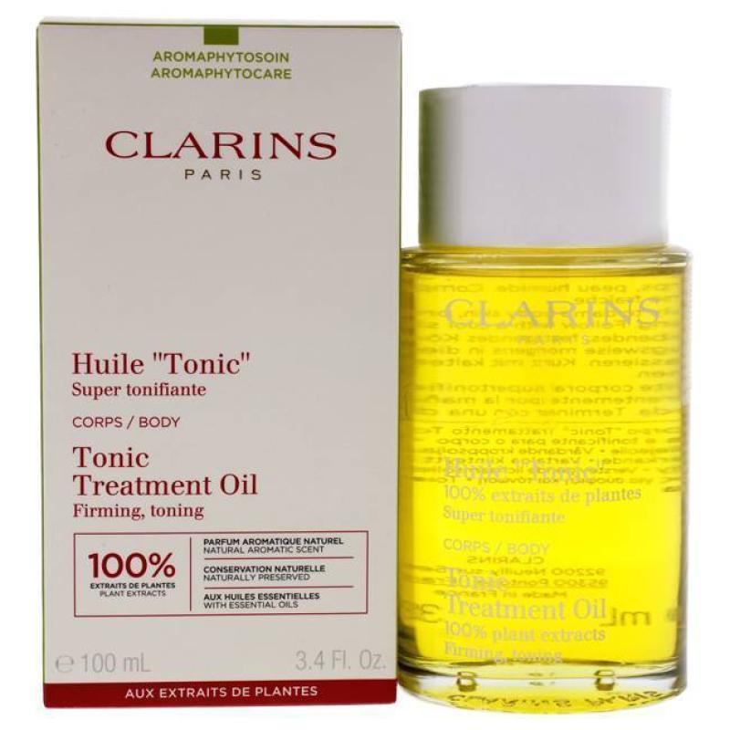 Body Treatment Oil Tonic by Clarins for Unisex - 3.4 oz Treatment