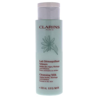 Cleansing Milk With Alpine Herbs - Normal or Dry Skin by Clarins for Unisex - 6.9 oz Cleanser