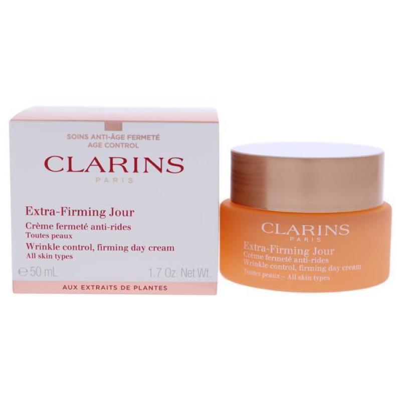 Extra Firming Day Wrinkle Control Day Cream by Clarins for Unisex - 1.7 oz Day Cream