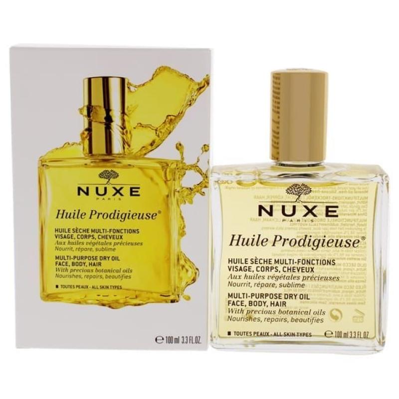 Huile Prodigieuse Multi-Purpose Dry Oil by Nuxe for Unisex - 3.3 oz Oil