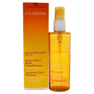 Sun Care Oil Spray SPF 30 by Clarins for Unisex - 5 oz Sunscreen