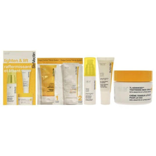 Power Starters Tighten and Lift Trio Kit by Strivectin for Unisex - 3 Pc Kit 1oz Tightening and Brightening Face Serum, 0.25oz 360 Tightening Eye Serum, 1oz TL Advanced Tightening Neck Cream Plus