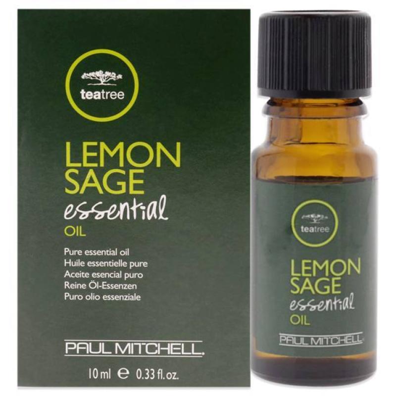 Tea Tree Essential Oil - Lemon Sage by Paul Mitchell for Unisex - 0.33 oz Oil