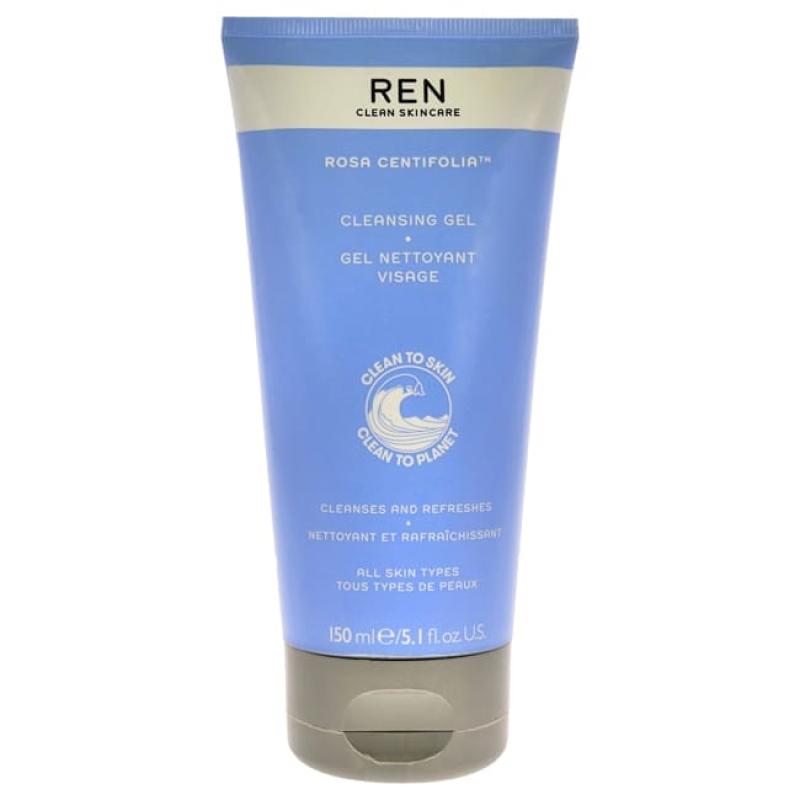 Rosa Centifolia Cleansing Gel by REN for Unisex - 5.1 oz Gel