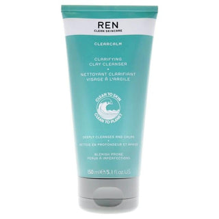 Clearcalm 3 Clarifying Clay Cleanser by REN for Unisex - 5.1 oz Cleanser
