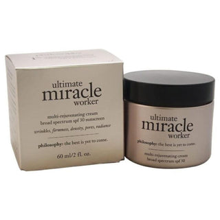 Ultimate Miracle Worker Multi-Rejuvenating Cream Broad Spectrum SPF30 by Philosophy for Unisex - 2 oz Sunscreen