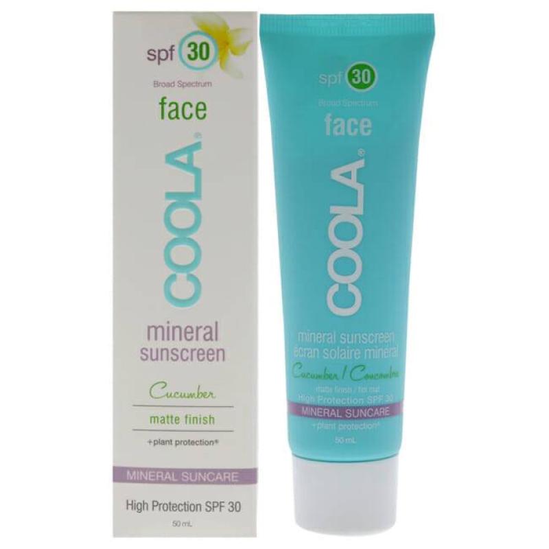 Mineral Face Sunscreen Matte Tint SPF 30 - Cucumber by Coola for Unisex - 1.7 oz Sunscreen