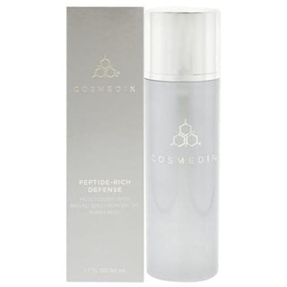 Peptide-Rich Defense Moisturizer SPF 50 by Cosmedix for Unisex - 1.7 oz Moisturizer