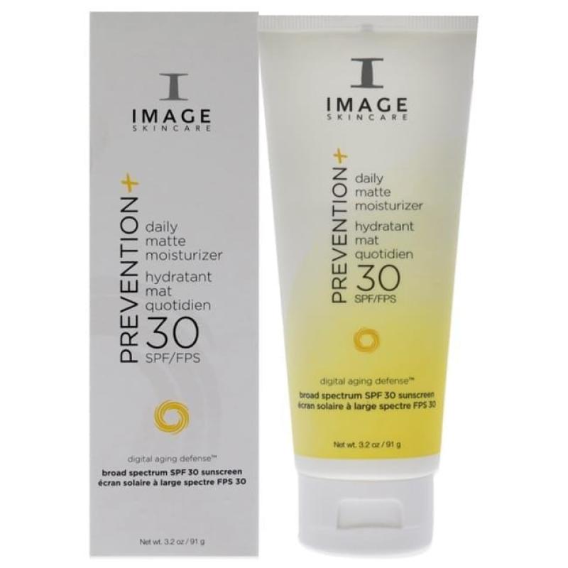 Prevention Plus Daily Matte Moisturizer SPF 30 by Image for Unisex - 3.2 oz Sunscreen