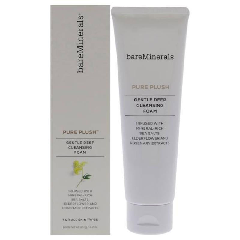 Pure Plush Gentle Deep Cleansing Foam by bareMinerals for Unisex - 4.2 oz Cleanser