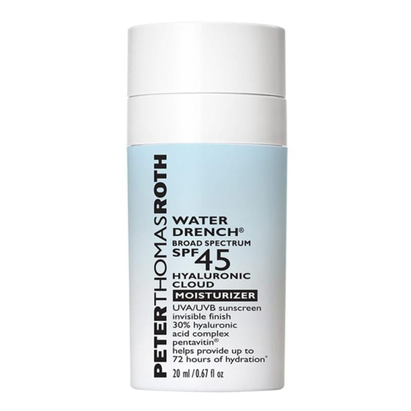 Peter Thomas Roth Water Drench  Broad Spectrum SPF 45 Hyaluronic Cloud Moisturizer 0.67 oz /20 Broad Spectrum SPF 45 Hyaluronic Cloud Moisturizer