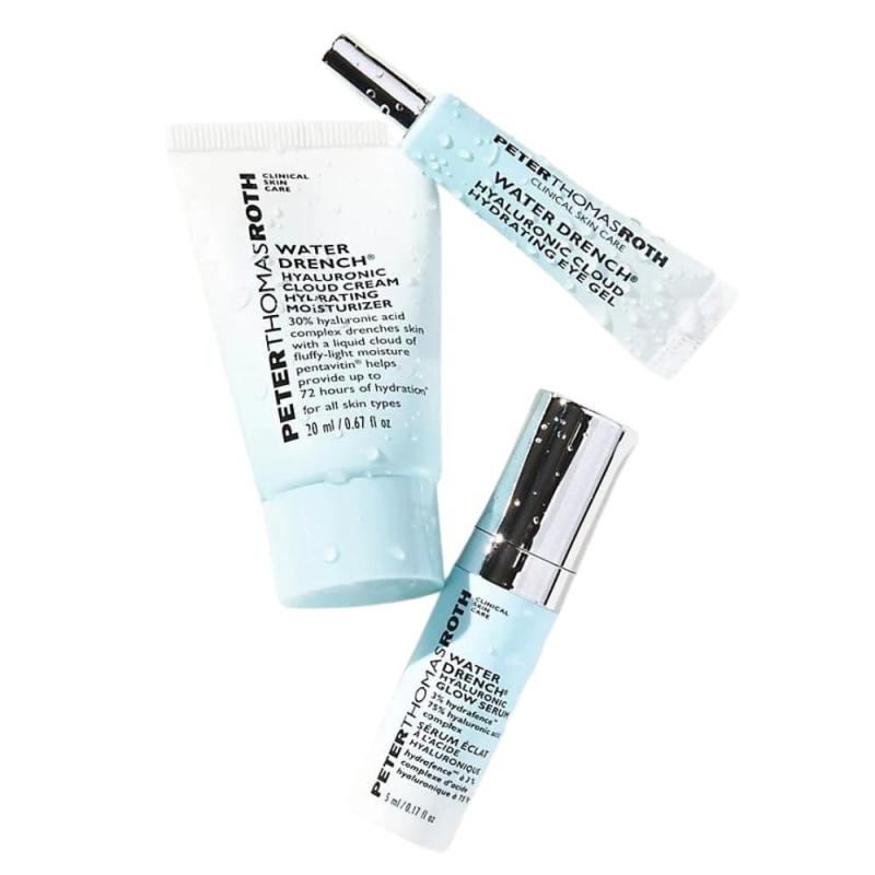 Peter Thomas Roth Water Drench Hydration Heroes 3 Piece Kit 3 Pieces Water Drench Hydration Heroes Kit For Women
