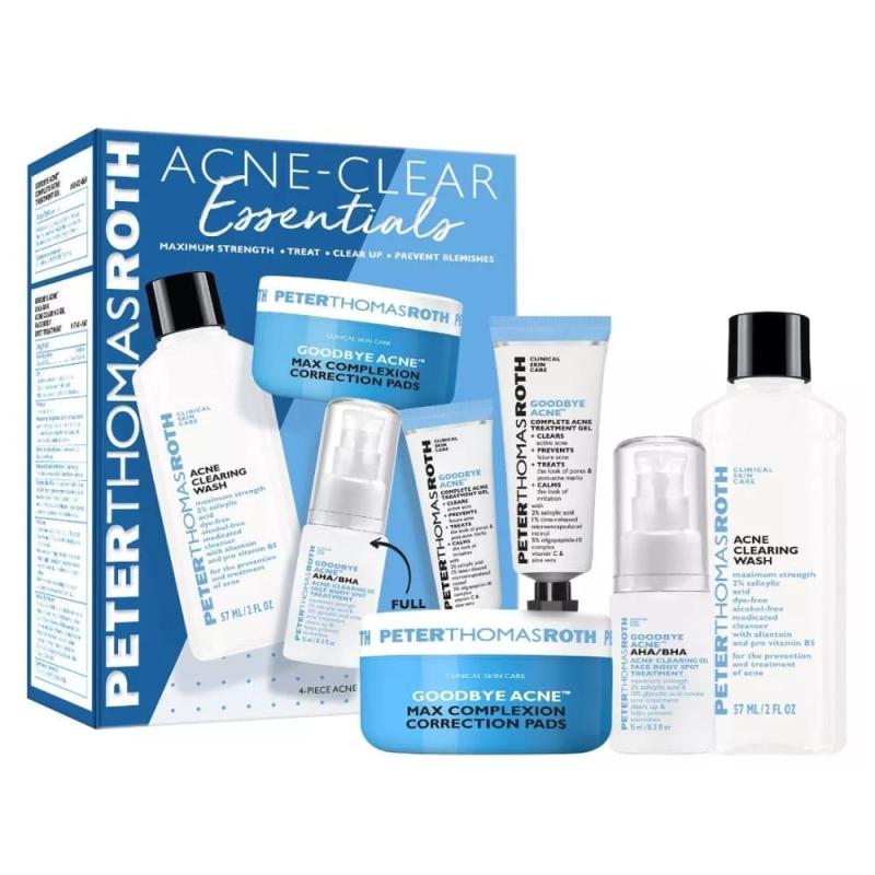 Peter Thomas Roth Acne Clear Essentials Kit 4 Pieces Kit For Women